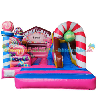 Castillo hinchable Candy con tobogán