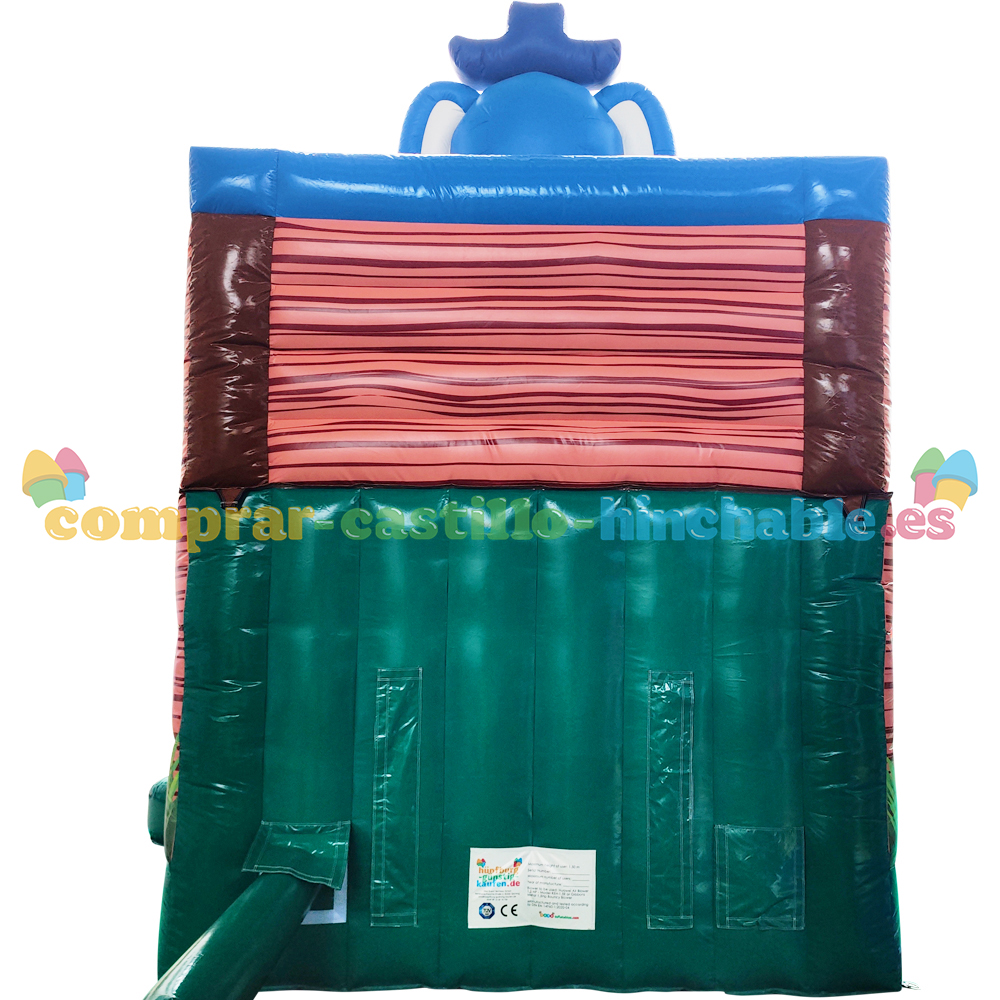 Castillo hinchable Animales en barco pirata - Imagen 6