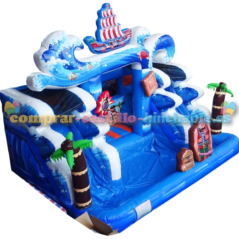 Tobogán Acuático Hinchable Fiesta Pirata en venta