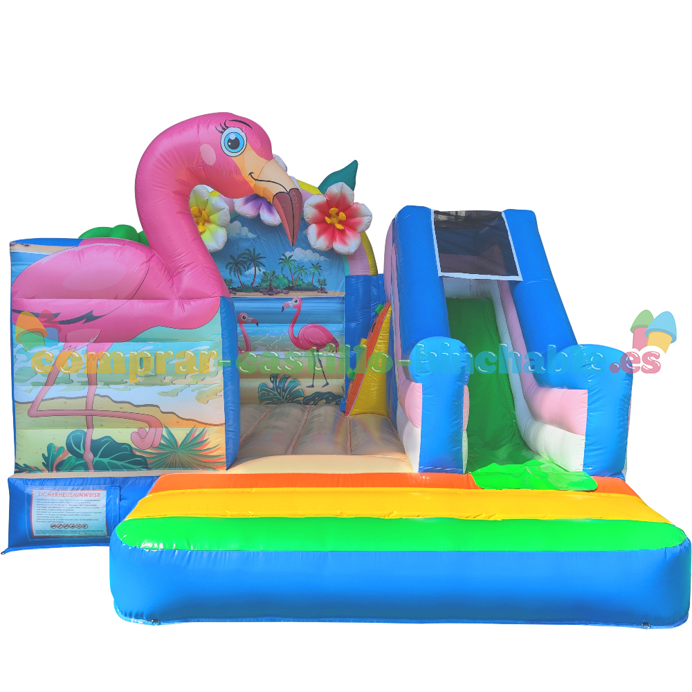 Castillo Hinchable Fiesta en la Playa con Tobogán