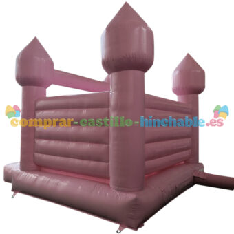 Castillo Hinchable Rosa pastel - Imagen 5