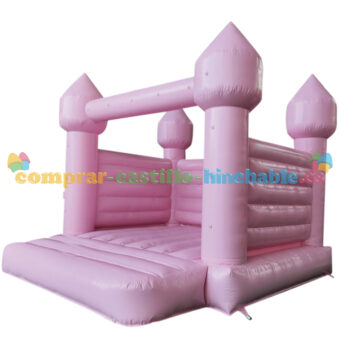 Castillo Hinchable Rosa pastel - Imagen 2