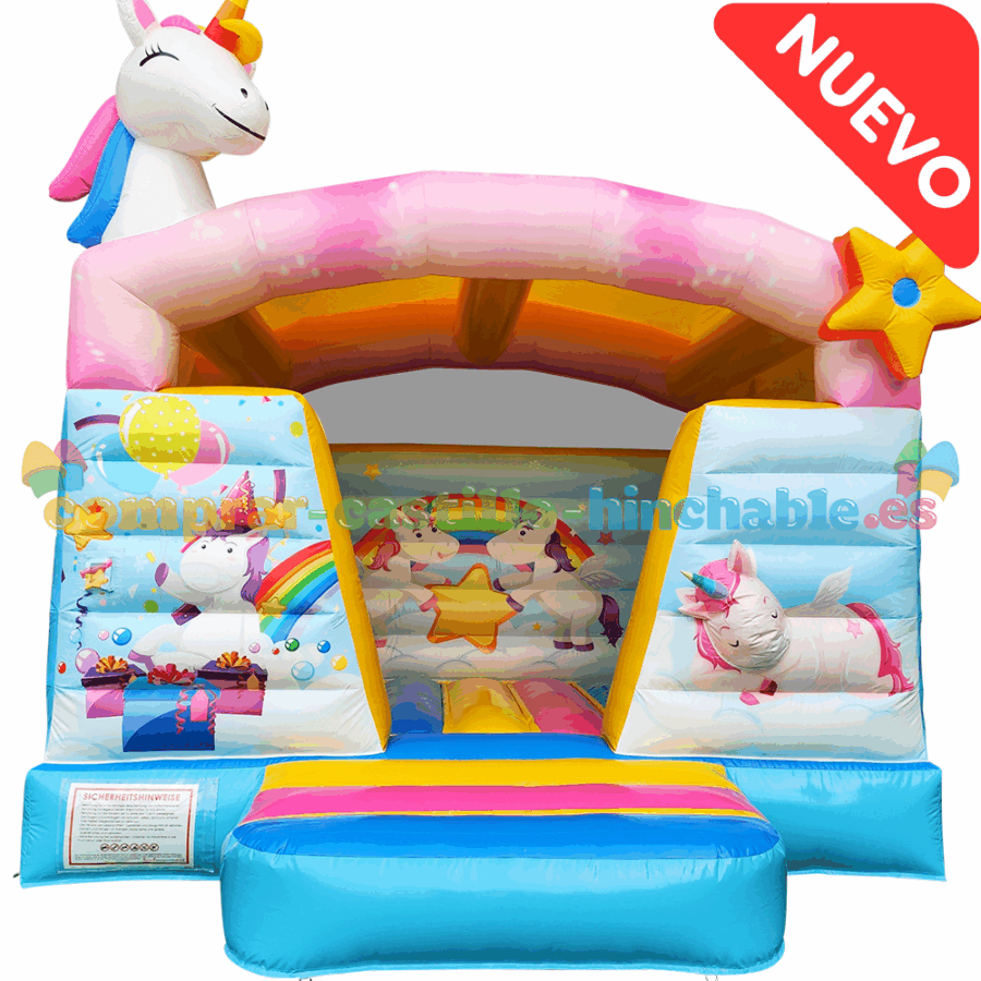 Castillo Hinchable Mini Unicornio