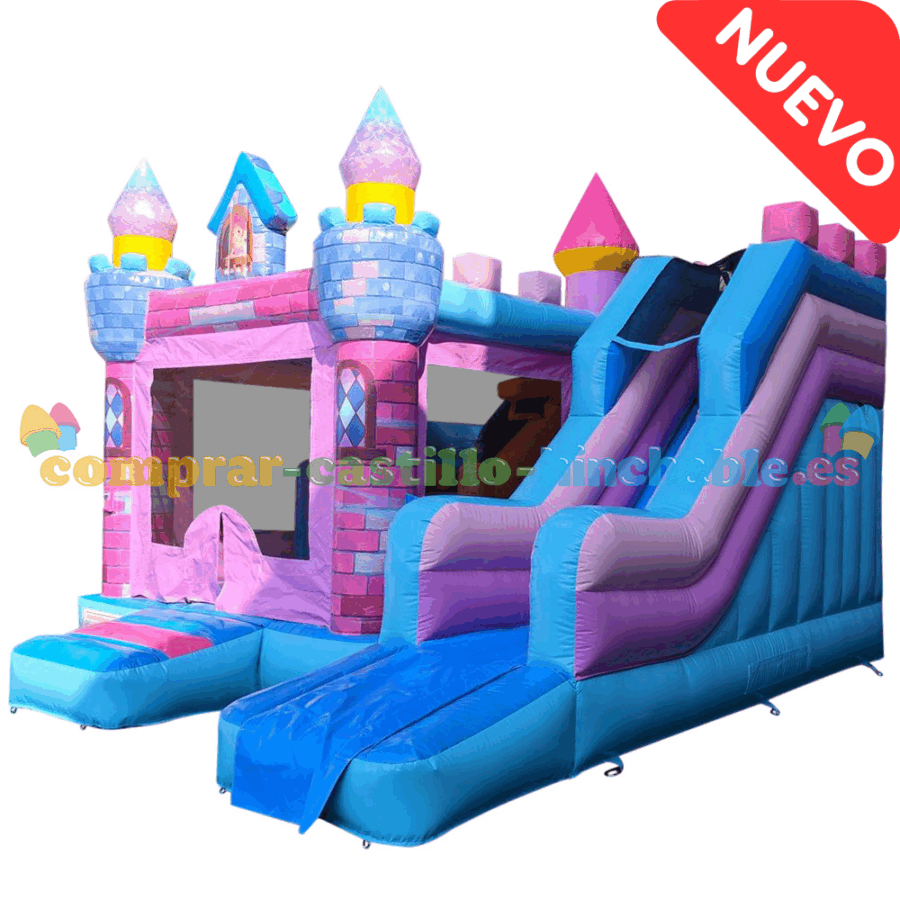 Castillo Hinchable Mundo de Cuentos con Tobogán